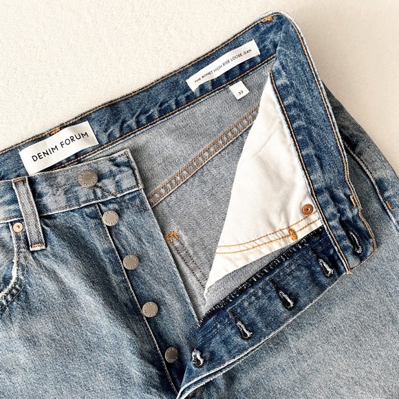 Denim Forum Bonet High-Rise Loose Jeans - Picture 5 of 14